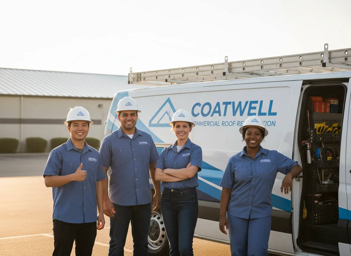 Commercial roof coating company in Bat Cave, NC